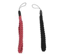 iplusmile Cordon de Poignet pour Téléphone Portable Cordon Décoratif Anti-Perte Coton 2 Pièces Style Créatif Unisexe Couleur Naturelle