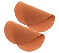 iplusmile Coudières Ovales en Pu Artificiel à Coudre, 1 Paire Trous Pré-percés, Design Ergonomique, Accessoires Stylés pour Réparation de Vêtements et Tennis