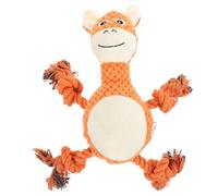 iplusmile Couineur pour Chien de Girafe à Mâcher pour Petits Chiens Peluche Interactive Résistante Outil de Dentition et Divertissement pour Chiots