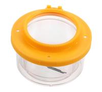 iplusmile Coupe d'observation des Insectes kit d'aventure en Plein air Outil d'observation intégré loupe de Roche pour Enfants bac à Insectes visionneuse de bogues Plastique Orange