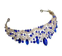 iplusmile Couronne de Mariage Princesse Accessoire Cheveux Mariée Diadème Élégant pour Fêtes Anniversaire et Festivals Coiffure Brillant et