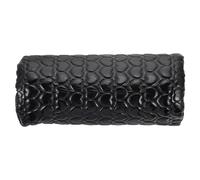 iplusmile Coussin de Manucure en Pu et Coton Noir pour Nail Art, Repose-bras Chic et Simple pour Réduire la Fatigue du Poignet, Usage à Domicile