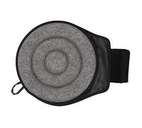 iplusmile Coussin de Siège Auto Pivotant Multifonction Antidérapant Gris Double Anneau pour Femmes Enceintes et Personnes Âgées Usage Voiture et Chaise Voiture