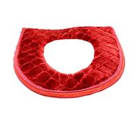 iplusmile Coussin de Siège de Toilette Épais et Doux Rembourré et Lavable Rehausseur Chaud pour Siège WC Accessoire de Salle de Bain Confortable pour Toutes Saisons