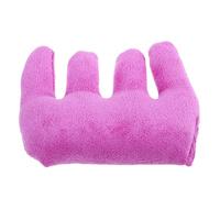 iplusmile Coussinet de Préhension Main Séparateur de Doigts - Kit - Extenseur Main en Silicone Souple Violet Clair - Rééducation et Renforcement Musculaire - Usage Domicile et Bureau -