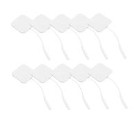 iplusmile Coussinets Auto-adhésifs Électrodes 40mm 24 Pièces Stimulation Pvc Compatibilité 2,0 Mm Thérapie Musculaire Posture Dorsale Bioélectrique Pour Appareil De Massage