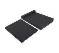 iplusmile Coussinets Isolation Acoustique pour Haut-parleur Mousse Ignifuge Amortisseurs Antivibrations Réglables Plateforme Antivibrations pour Contrôle Du Bruit et Qualité Sonore