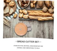 iplusmile Couteau Boulangerie Bois avec Lame Inox Facile à Utiliser pour Découpe et Pâtisserie Ergonomique Outil Coupe-pâte Pratique pour Cuisine Familiale