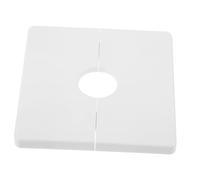 iplusmile couvercle de bride de Plaque conditionnement couvercle de vidange rond Couverture Cache-trou de tuyau Cache-tuyaux décoratif bride de plomberie bride fendue PVC blanche