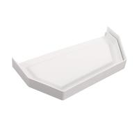 iplusmile Couvercle de Gouttière PVC Accessoire de Protection pour Système de Drainage Évite les Obstructions Dégâts Eau Compatible avec Différentes Installation Facile