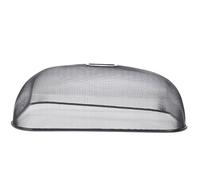 iplusmile Couvercle en Acier Inoxydable Rectangulaire 18.5x13.4x6.8 Pouces Cloche Alimentaire Anti Mouche Maille Fine pour Protection des Plats à Table