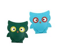 iplusmile Couvercles de Lingettes de Hibou 2pcs en Pp pour Lingettes Nettoyantes, Design Adorable, Protège et Garde L'humidité, pour Salles à Manger et Salles de Bain