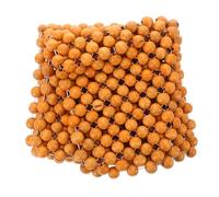 iplusmile Couvre-sieges Voiture Perles De Bois Coussin Massant Respirant Pour Confort Et Au Bureau Housse Beige Pour Sièges De Voiture Et Chaises