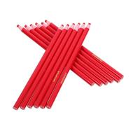 iplusmile Crayons à Cire Rouges pour Couture sans Affûtage, 12 Pièces, Papier et Cire, Outil de Marquage pour Dessin et Création de Patrons