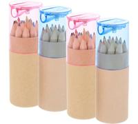 iplusmile Crayons de Couleur en Bois Multifonctions Expérience D'écriture Fluide 48 Pièces pour Garçon et Filles pour Dessin et Coloriage Créatif