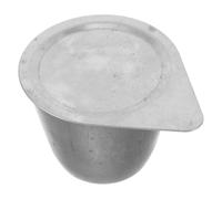 iplusmile Creuset en Nickel de 30ml avec Couvercle, Résistance Élevée, sans Bavure, pour Expériences Chimiques et Analyse Thermogravimétrique