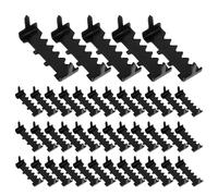 iplusmile Crochets pour Tableaux Métalliques 200 Pcs Noirs Clous - Quincaillerie de Fixation Murale Robuste Supports pour Cadres Photo à Suspendre Sécurisée et Maintien Stable pour