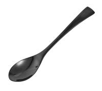 iplusmile Cuillère à Thé Inox Brossée Noire avec Finition Miroir Couverts de Table Élégants pour Usage Domestique Hôtel ou Restauration Teaspoon