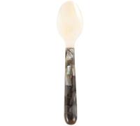 iplusmile Cuillère Dessert Forme Manche Floral Cuillère à Sucre et Amuse-bouche pour Table de Cuisine Service et Polyvalent