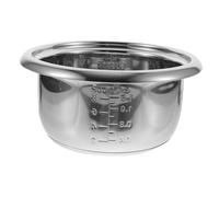iplusmile Cuve Intérieure Inoxydable pour Cuiseur Riz Vintage Pot Robuste Acier Inox Remplacement Polyvalent pour Cuisson Riz à et Collectivité