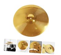 iplusmile Cymbale Crash Métal pour Batterie Jazz et Entraînement et Robuste Accessoire de Percussion Portable pour Pratique