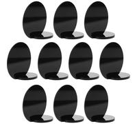 iplusmile de Panneaux de Table Ronds Numéros Élégants 10 Ensembles en Acrylique Noir Solide et Créatif pour Mariage et Fête pour Réception et Banquet