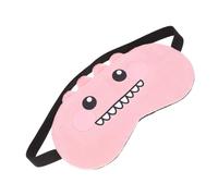 iplusmile de Sommeil Confortable Carton pour Adultes Occlusif pour Yeux pour Voyager Bureau Siestes Design avec Motif de Dinosaure Rose et à Porter