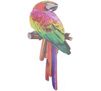 iplusmile Décoration Murale Perroquet Métal Résistante Et Ornement Suspendu Réaliste Pour Maison Et Jardin Sculpture Art Murale Animalier Fer Pour Intérieur Et Extérieur