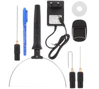 iplusmile Découpeur Mousse Électrique Portable Outil Chaud Fil Chauffant pour Découpe Planches Mousse Stylo Coupeur Multifonction pour Artisanat et Publicité Prise Eu Acv