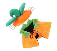 iplusmile Déguisement Halloween pour Animaux Cape Citrouille Réversible Douce Costume Chien et Chat Confortable et Facile à Enfiler Accessoires Festifs pour et Moyennes