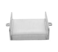 iplusmile Déversoir pour Fontaine Extérieure Résistant aux Intempéries en Cascade en Acier Inoxydable Argenté pour Bassins de Conteneurs et Rocailles de Jardin