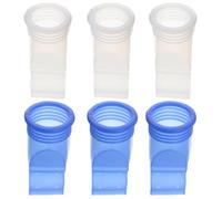 iplusmile Dispositif anti-refoulement siphon de sol TPR 6 pièces pour drains et égouts, bleu, drainage anti-odeurs, sans déformation après étirement, pour cuisine