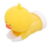 iplusmile Dispositif D'extension pour Robinet en Vinyle Jaune Forme Animal Cartoon, Guide D'eau Pratique pour Lavage des Mains Facile Lavabo de Salle de Bain