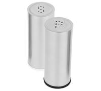 iplusmile Distributeur de Condiments Cuisine Maison Couleur Aléatoire 2 Pcs Léger et Portable en Acier Inoxydable et Pp, Salière et Poivrière Design Simple et Délicat