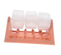 iplusmile Distributeur de Croquettes Anti-Fuite Compact pour Chien et Chat Bouton-Poussoir Rose Gamelle d'Enrichissement Mental et Jeu d'Entraînement Portable