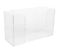 iplusmile Distributeur de serviettes en acrylique transparent : porte-serviettes pour serviettes en papier pliées en Z et multi-plis - Pour la cuisine et la restauration, 29 x 10,5 x 17 cm