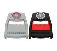 iplusmile Dynamomètre de Préhension Mécanique 2 Pièces Gris et Rouge Testeur Portable de Force de Préhension Aiguille Capteur Précis pour Entraînement à Domicile Jauge pour Renforcement