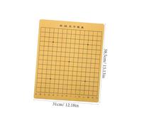 iplusmile Échiquier Bois Double Face pour Jeux de Société Plateau Compact Léger Jeu Échec Chinois Xiangqi et Gobang Cadeau Pratique pour Amateurs