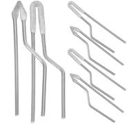 iplusmile Embouts de Pyrogravure en Fer Haute Résistance, Kit 6 Pièces pour Combustion du Bois, Outils de Pyrogravure Précis et Solide, Adaptés à L’art du Bois et Maroquinerie