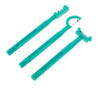 iplusmile Ensemble 3pcs Exercice des Muscles Buccaux pour Garçon et Filles Outil Vert en Plastique et Acier Inoxydable, Entraînement Pointe de Langue et Rééducation en Milieu Scolaire