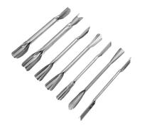 iplusmile Ensemble 7 Pièces Couteaux à Garnir Double Tête en Acier Inoxydable, Outil de Sculpture et Découpe Fruits Légumes, Ustensile la Cuisine pour Décoration et Garniture Culinaire