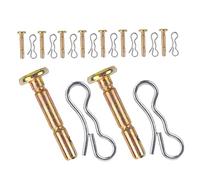 iplusmile Ensemble De 12 Accessoires de Chasse-Neige Partie cisaille pour souffleuses à Neige Lanceur Remplacement de la goupille de Cisaillement pièces métalliques de souffleuse à Neige