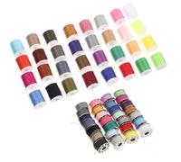 iplusmile Ensemble de Fils à Coudre Portable 60 Pièces en Polyester et Plastique, Facile à Organiser, Maison Glisser une Valise Mallette