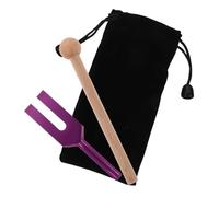 iplusmile Ensemble de fourche d'alliage en aluminium diapason à pas standard fourche de standard diapasons pour violon diapason de tonalité Alliage d'aluminium Violet,mauve