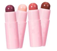 iplusmile Ensemble De Rouges à Lèvres Mats Et Brillants à Lèvres Coréens 4 Pièces Taille Standard Hydratant Repulpeur Pour Femmes Maquillage Soirée Fête