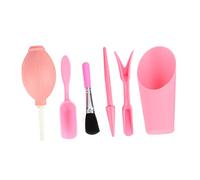 iplusmile Ensemble Trousse à Outils De Jardinage Succulente Rose Grandir Trousse à Outils Succulente Plantation Trousses Pot Bonsaï Pelle À L'intérieur Plantes Brosses Accessoires