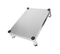 iplusmile Étagère De Cuisine Support Wok pour Cuisinière Électrique Grille à Vapeur Casiers à Casseroles Équipement De Cuisine Supports à Casseroles pour Silver Acier Inoxydable