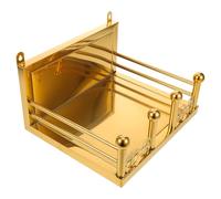 iplusmile Étagère Murale Bouddhiste Acier Inoxydable pour Guanyin et Richesse Support Feng Shui Résistant et Facile à Installer pour Temple et Salon