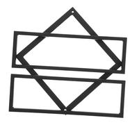 iplusmile Étagère Murale pour Bouteilles de Vin Noire Support Mural Design pour Rangement Sécurisé et Décoration Intérieure Cuisine Bar Pendaison de Crémaillère