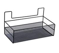 iplusmile Étagère Murale sans Perçage Noire Panier Filaire Polyvalent pour Rangement Toilette Salle de Bain Cuisine Support Suspendu Capacité